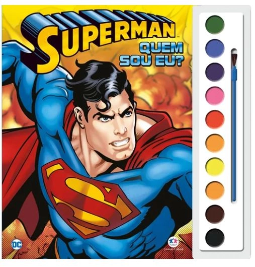 Livro Colorir Ciranda Cultural Tinta Superman