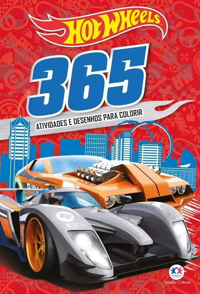 Livro Inf 365 Atividades Hot Wheels Brochura 88752 Ciranda Cultural