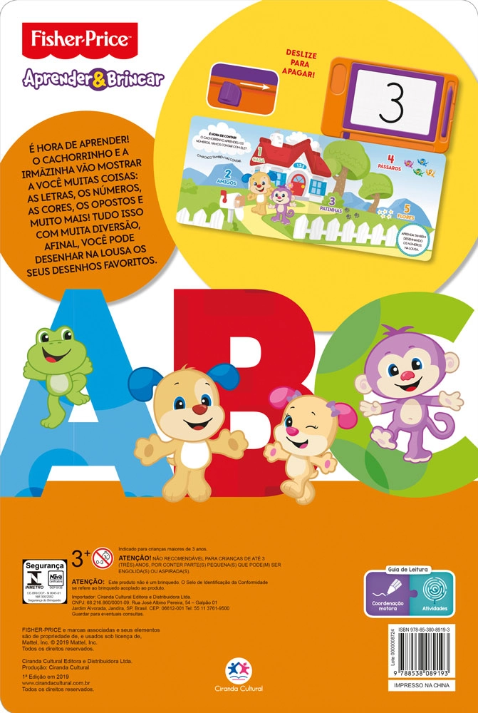 Fisher Price Apren Brinc E Desen Ciran Cultural