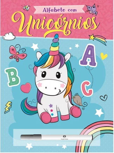 Livro Alfabeto Com Unicornios 90755 Ciranda