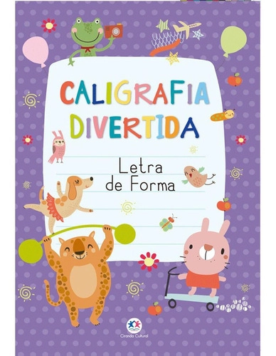 Livro Caligrafia Divertida Letra De Forma