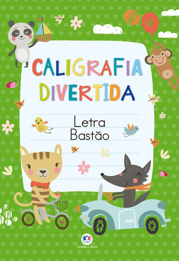 Livro Caligrafia Divertida Letra Bastao