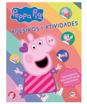 Livro Peppa Pig Adesivos E Atividades 94203 Ciranda