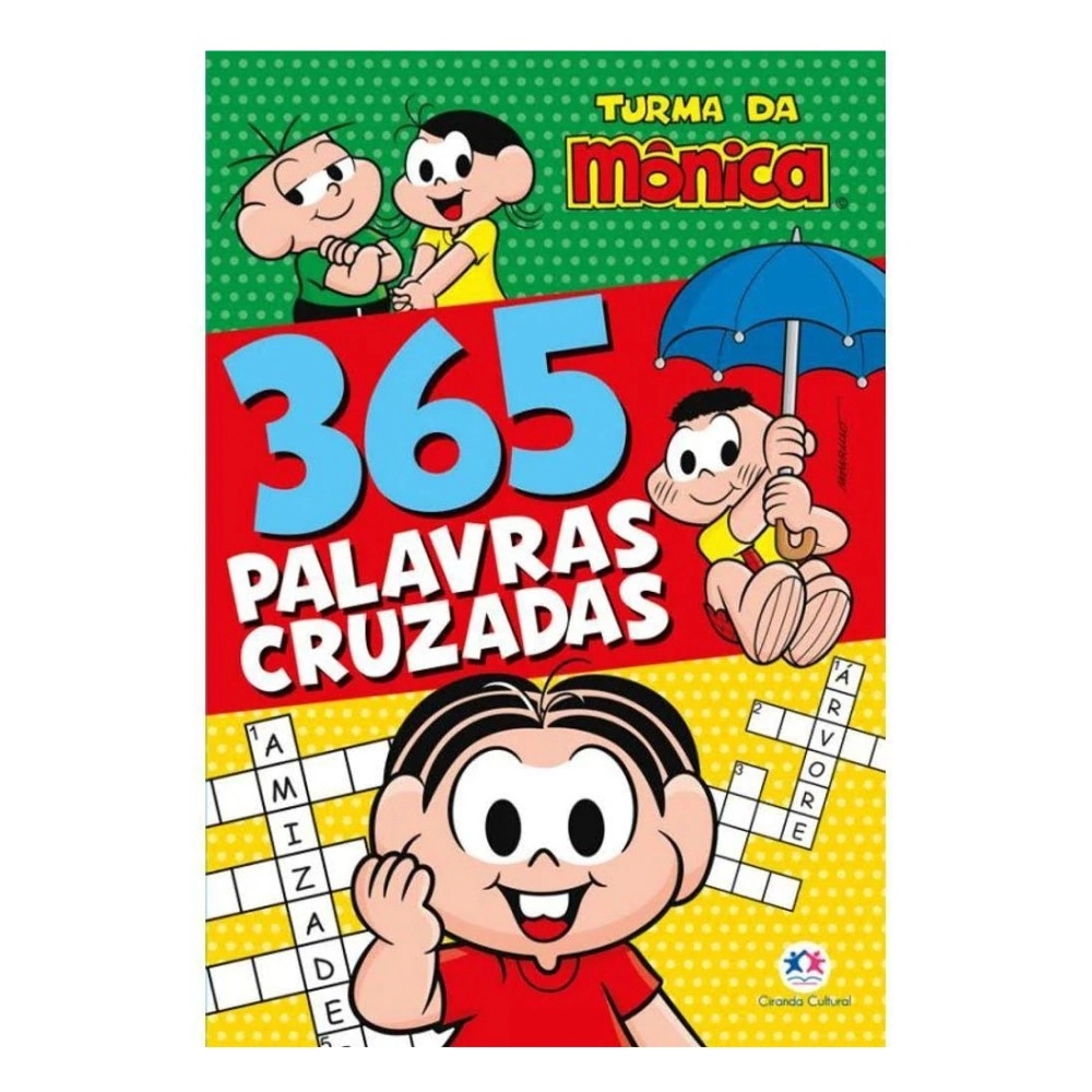 Livro 365 Palavras Cruzadas Turma Da Monica 95224 Ciranda