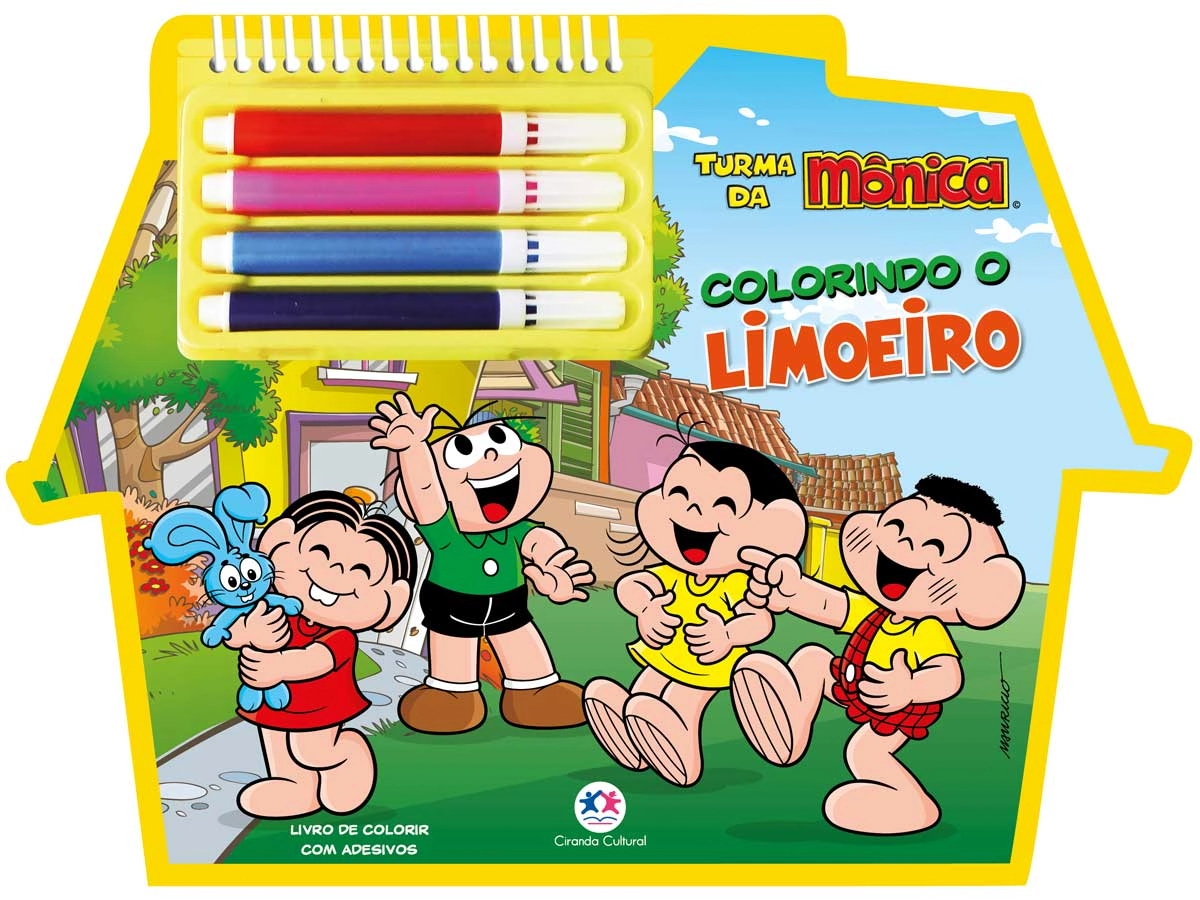 Turma Da Monica Colorindo O Limoeiro Ref.14268 Ciranda