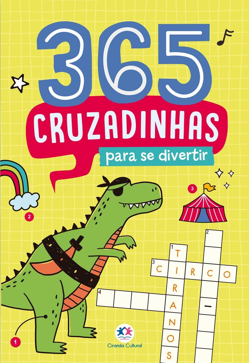 Livro 365 Atividades Cruzadinhas Para Se Divertir 96672 Ciranda