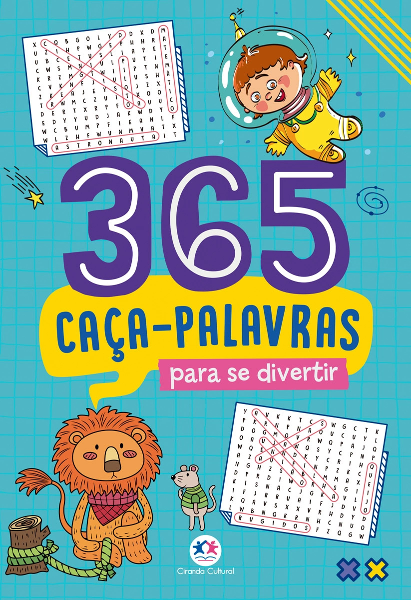 Livro 365 Caca Palavras Para Se Divertir Editora Ciranda Cultural