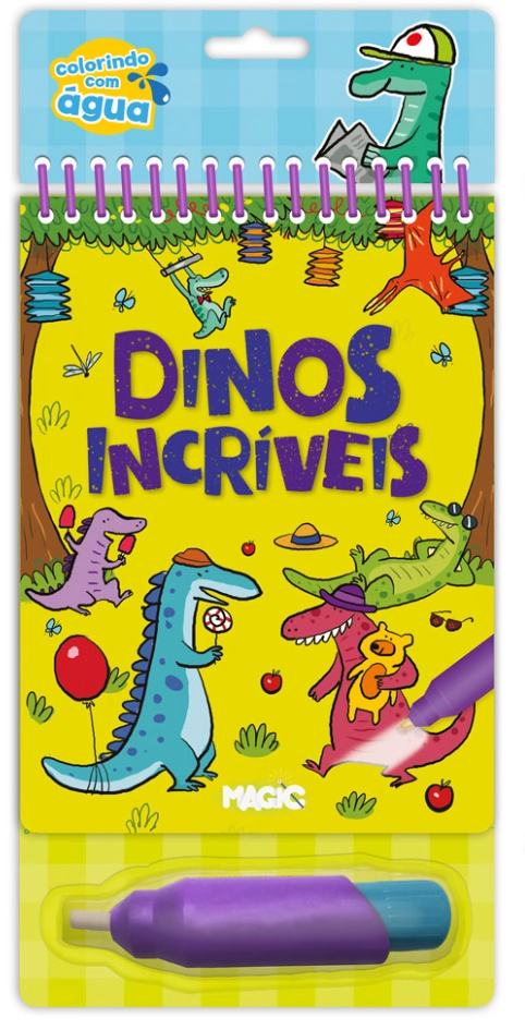 Livro Aquabook Dinos Incriveis 97747 Ciranda