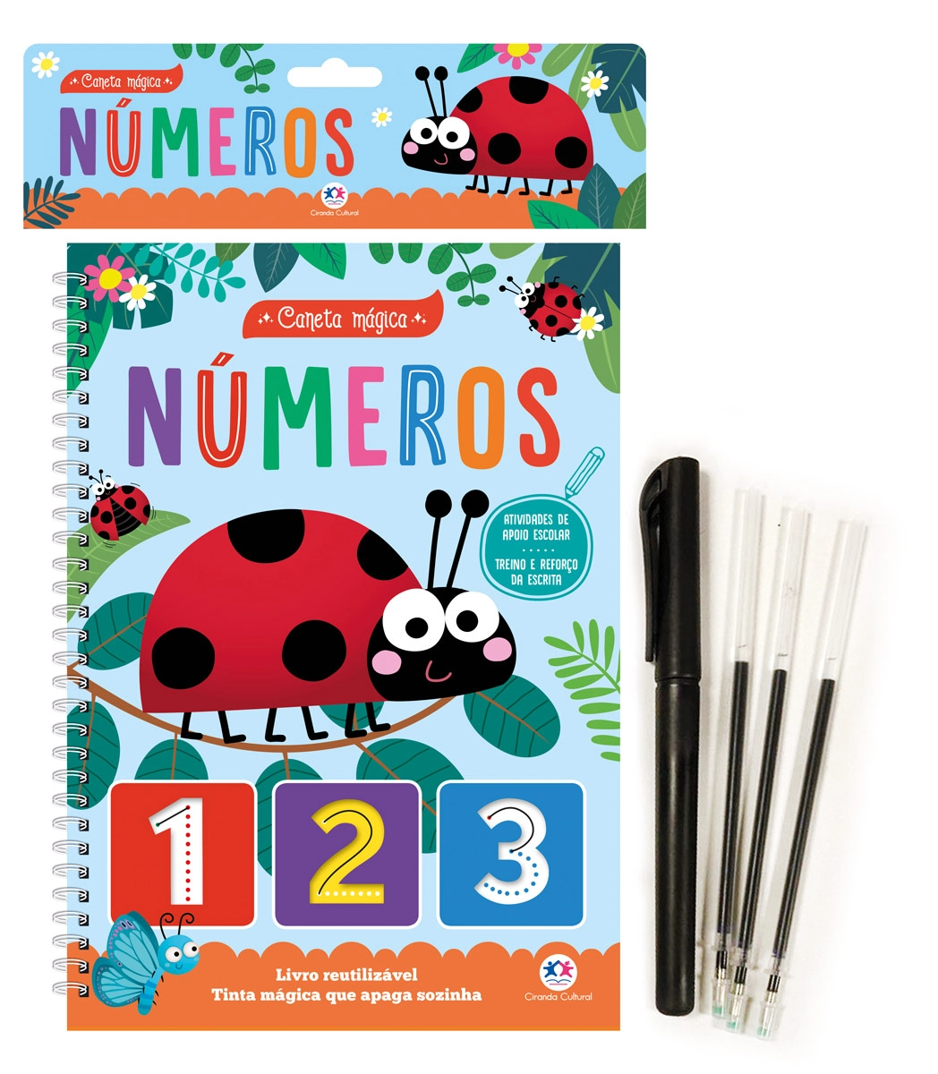 Livro Caneta Magica Numeros 098218 Ciranda Cultural
