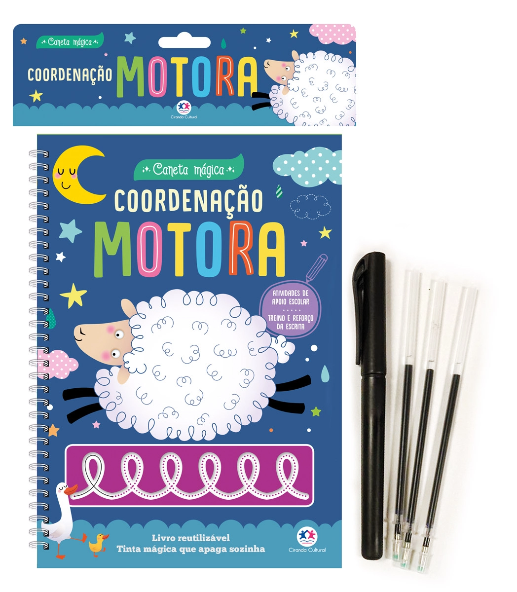 Livro Caneta Magica Coordenacao Motora 099505 Ciranda Cultural