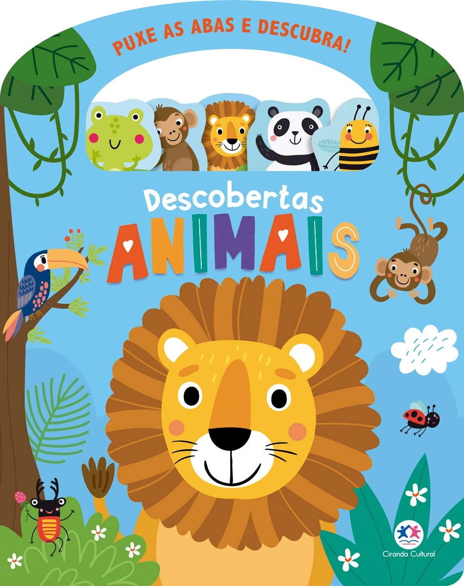 Livro Cartonado Alca E Aba Descobertas Animais 99932 Ciranda
