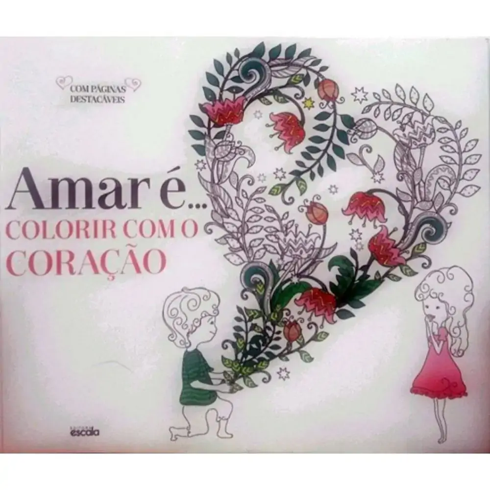 Revista Amar E Colorir Com O Coração .