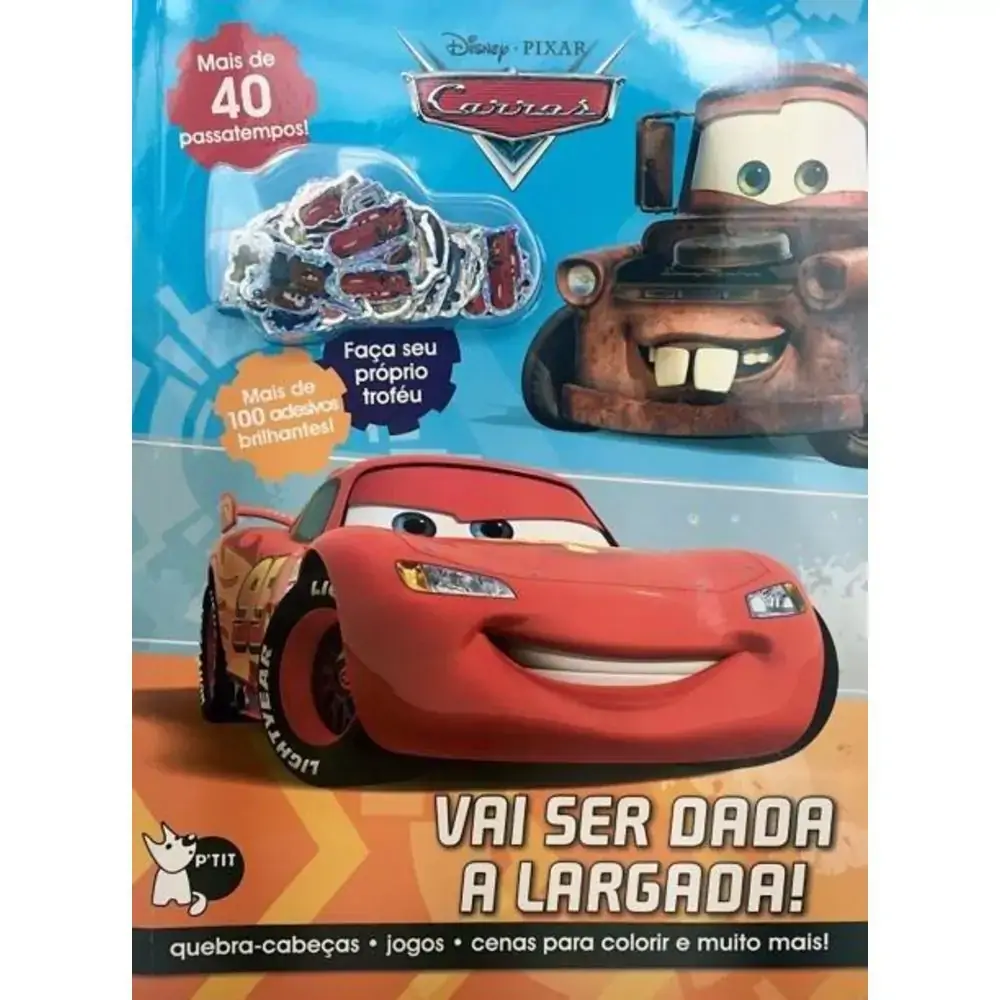 Rev Disney Carros C/ Adesivos
