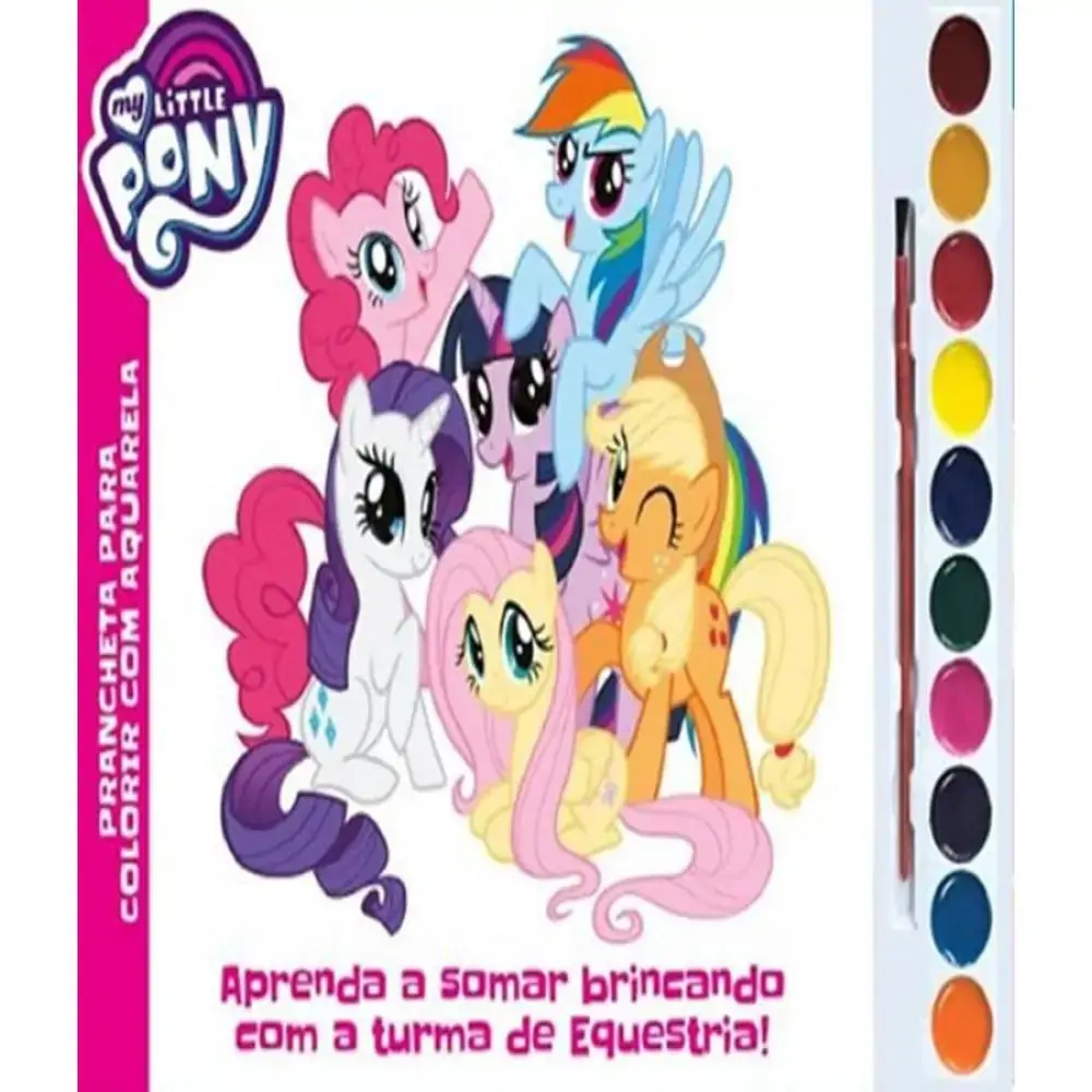 Livro Ed.online Pranc. P/colorir Com Aqua. My L.pony