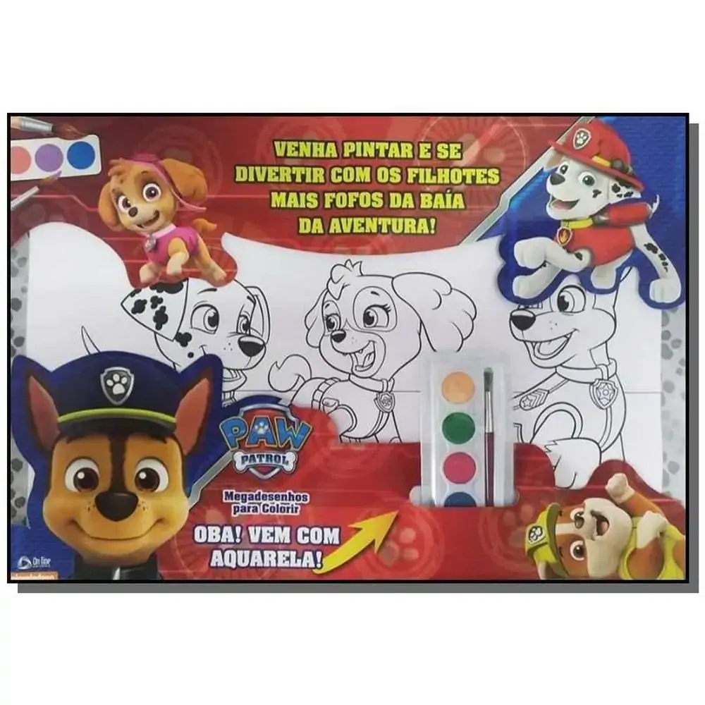Livro Ed.online Mega Desenhos Patrulha Canina