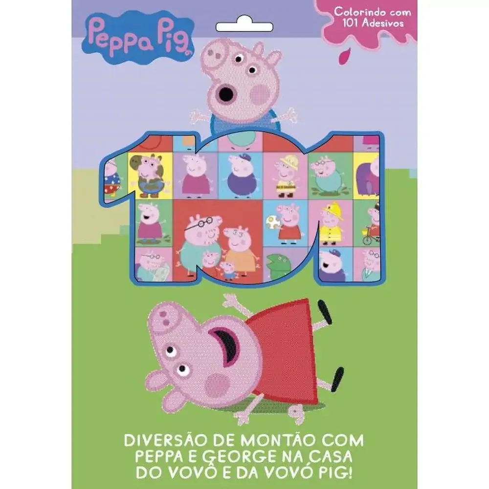 Livro Ed.online Colorir C/101ades. Peppa Pig