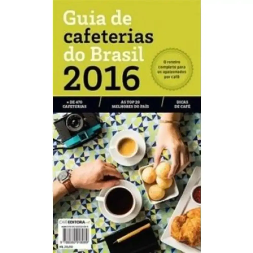 Livro Guia Cafeterias Brasil 2016 Un