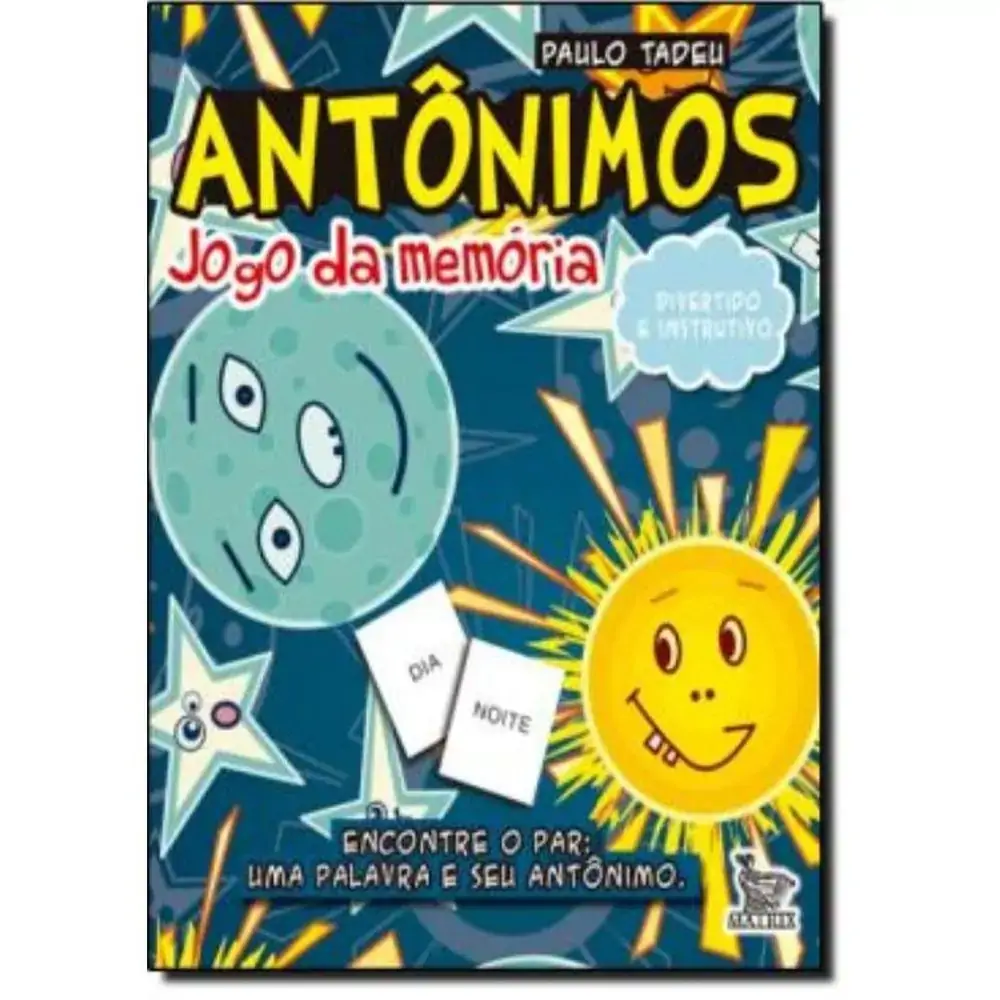 Livro Antonimos Jogo Da Memoria Un