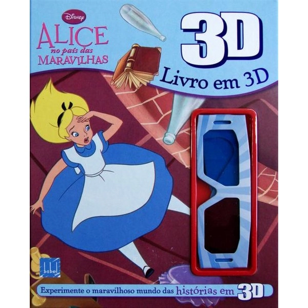 Alice No País Das Maravilhas Disney Livro Em 3d