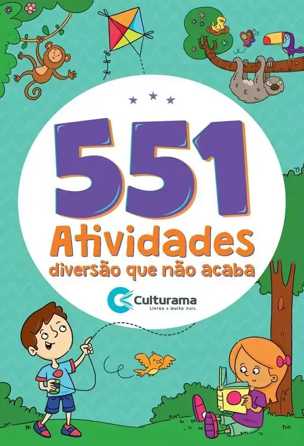 Livro 551 Atividades - Diversão Que Não Acaba - Culturama