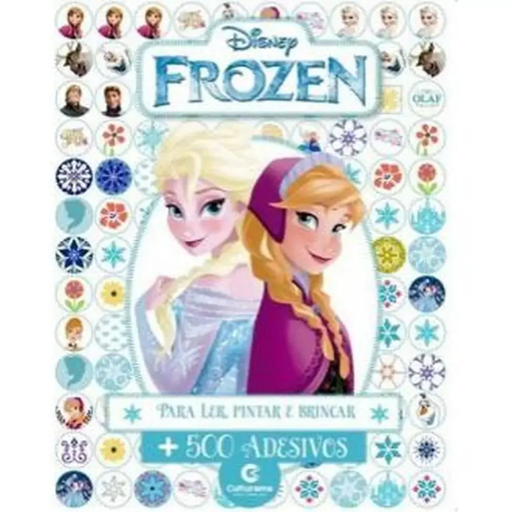 Lv Frozen Disney Ler Pintar E Brincar