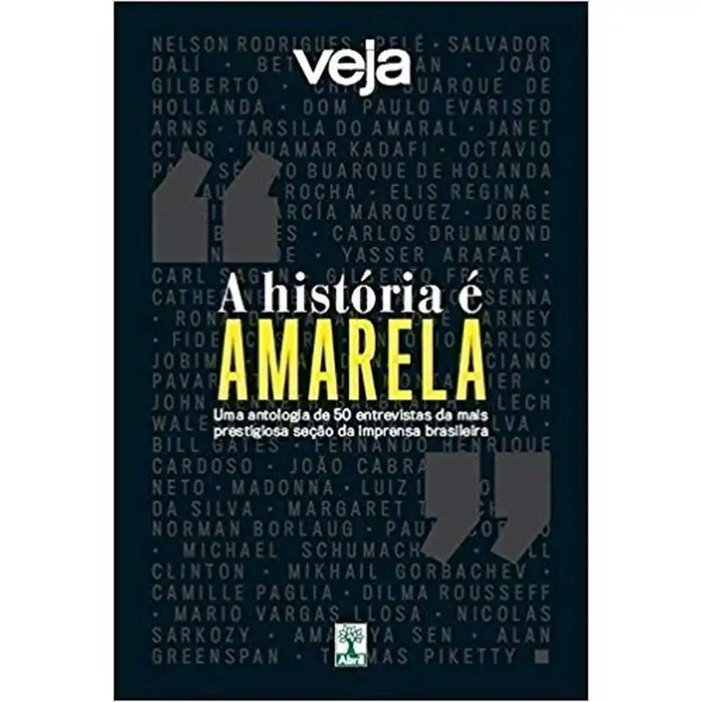 Livro Veja A Historia E Amarela