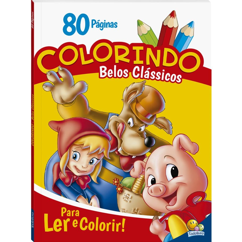Livro Colorindo 80 Paginas