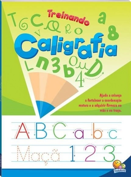 Livro Treinando Caligrafia 193g Editora Todolivro