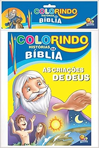 Livro Colorindo Historias Biblicas 481g Editora Todolivro