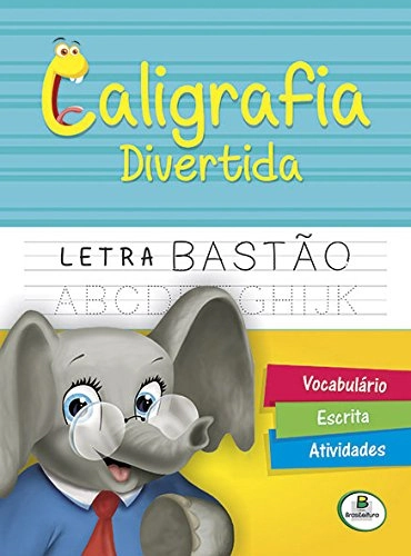 Letra Bastão Coleção Caligrafia Divertida Em Portuguese Do Brasil