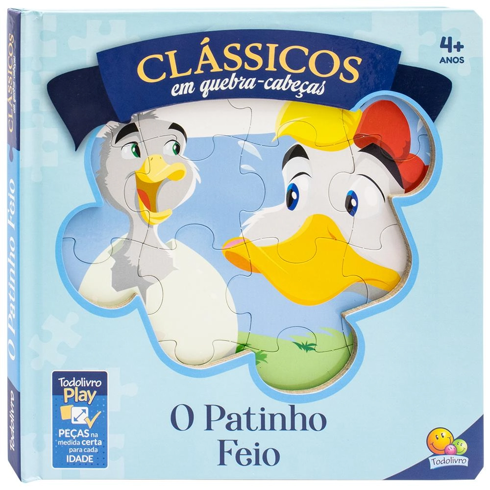 Livro Classicos Quebra Cabeca O Patinho Feio 1117343 Todolivro