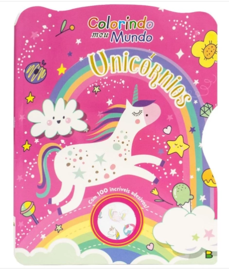 Livro Inf Colorindo Meu Mundo Unicornios, Sereias E Amigos Carinhosos 1152203 Todo Livro