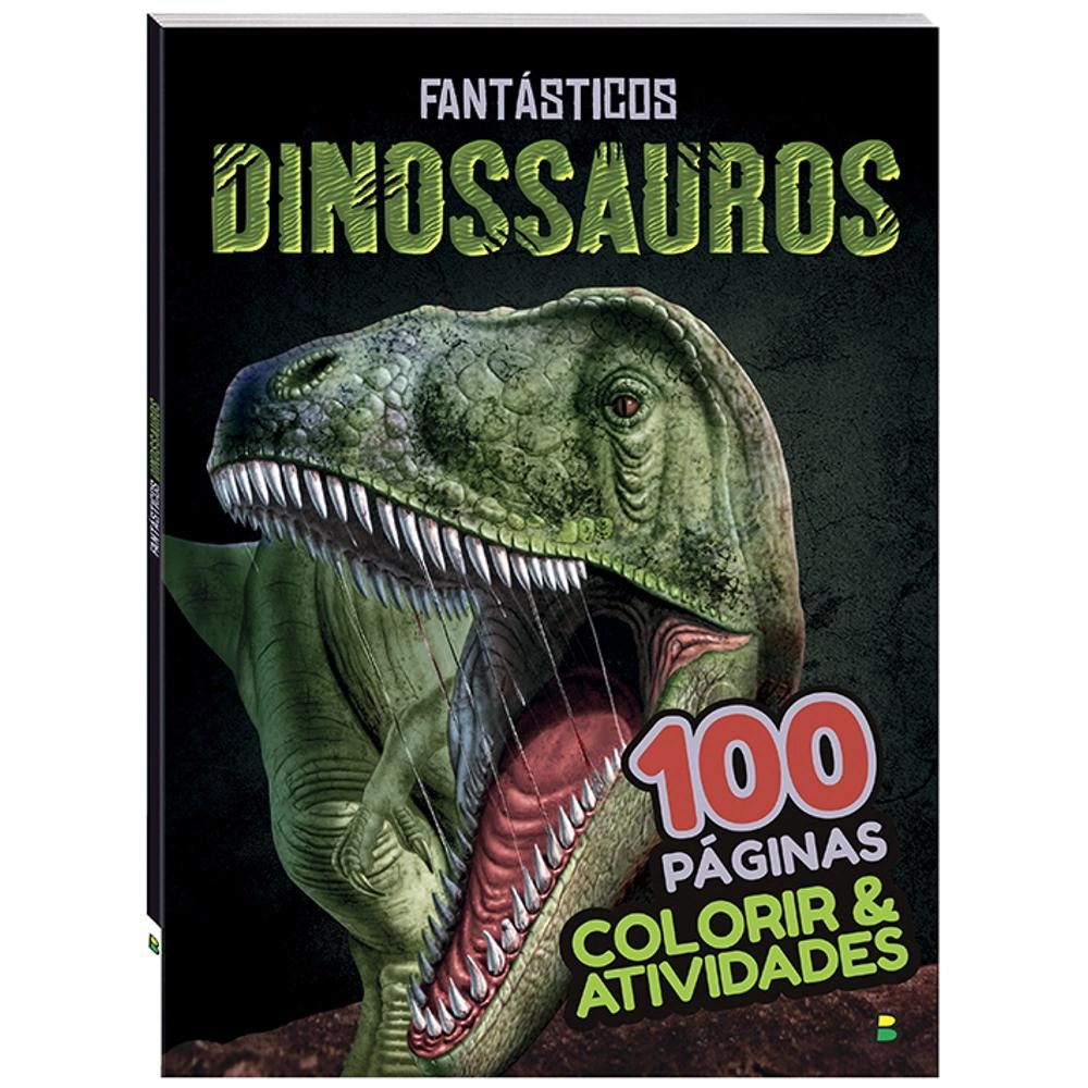 Livro Colorir E Atividades 100pg Fantasticos Dinossauros 1156721 Todolivro