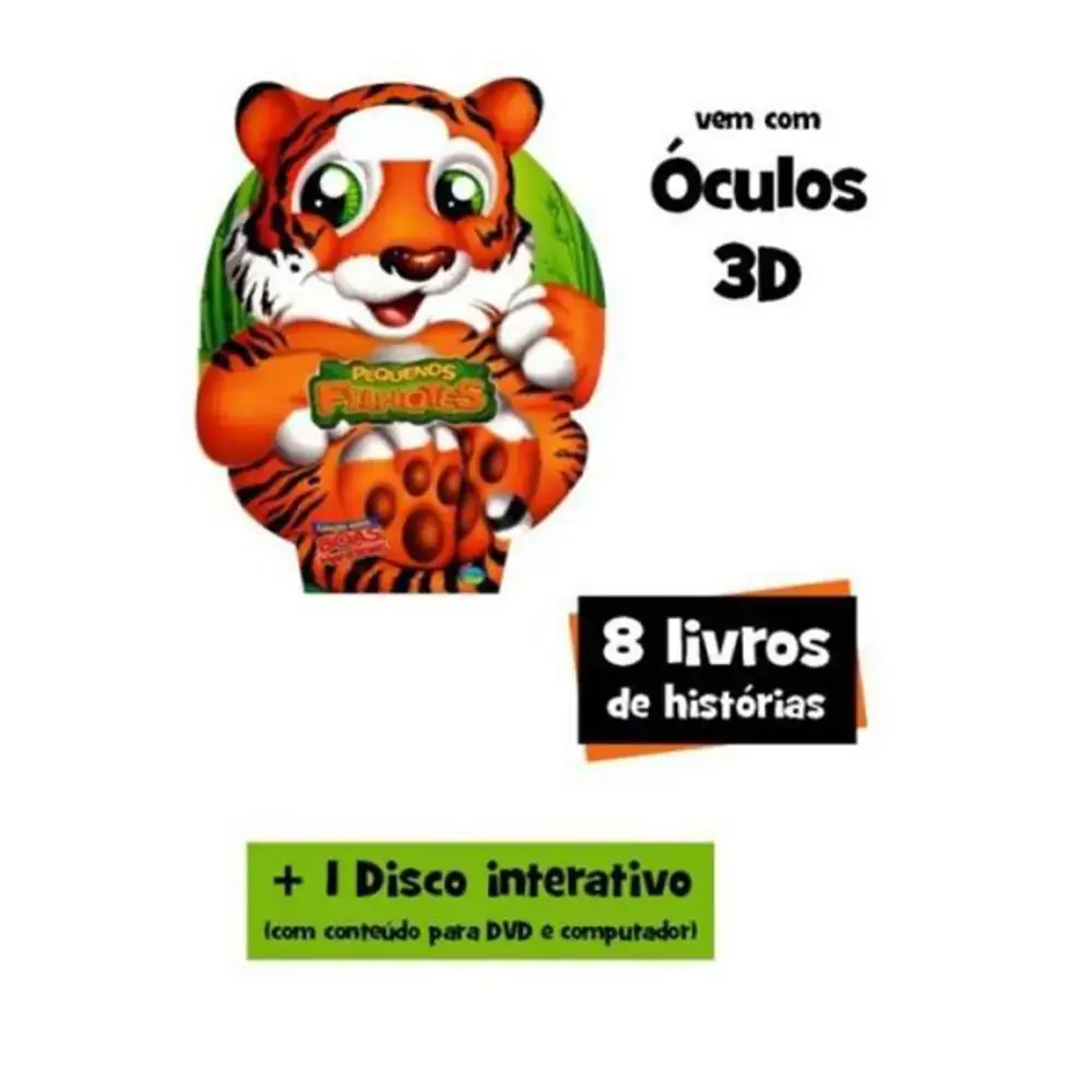 Livro Ed. Vale Das Letras Pequenos Filhotes 3d Maleta Isbn: 9788576610441