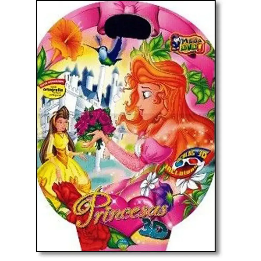 Livro Ed. Vale Das Letras Princesas 3d Maleta  Livro Cd Isbn: 9788576611479