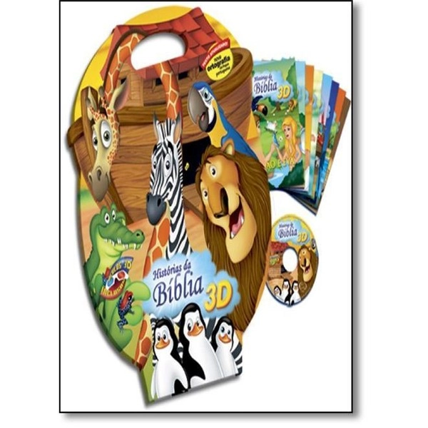 Livro Ed. Vale Das Letras Historias Da Biblia 3d Maleta  Livro Cd Isbn: 9788576615002