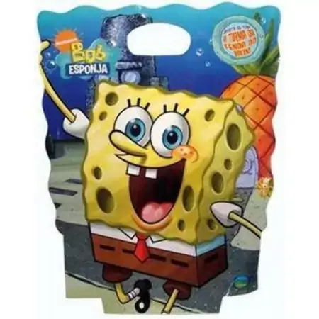 Maleta Bob Esponja Divirta Se Com A Turma Da Fenda Do Bikin