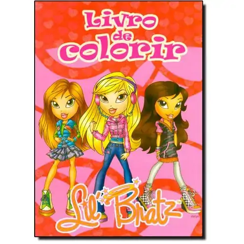 Lilbratz Livro De Colorir Cartoes Un