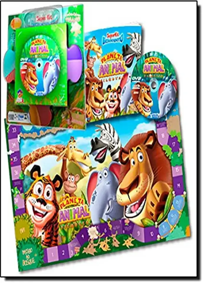 Super Kit Bichoesperto Planeta Animal Leia, Aprenda, Brinque E Divirta Se Bicho Esperto