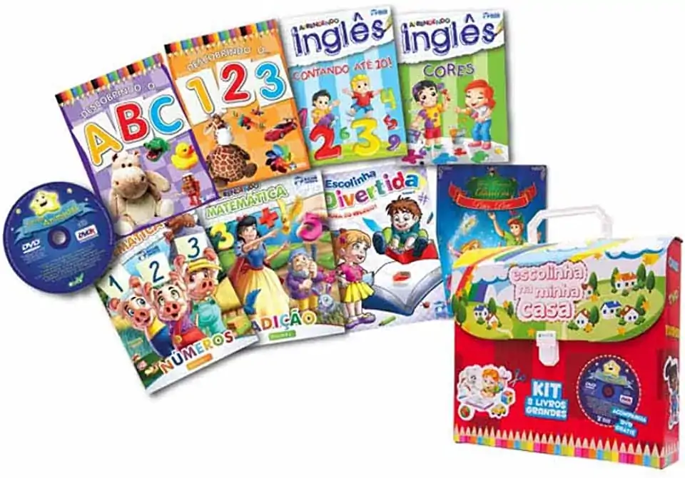 Livro Kit Escolinha Na Minha Casa Un