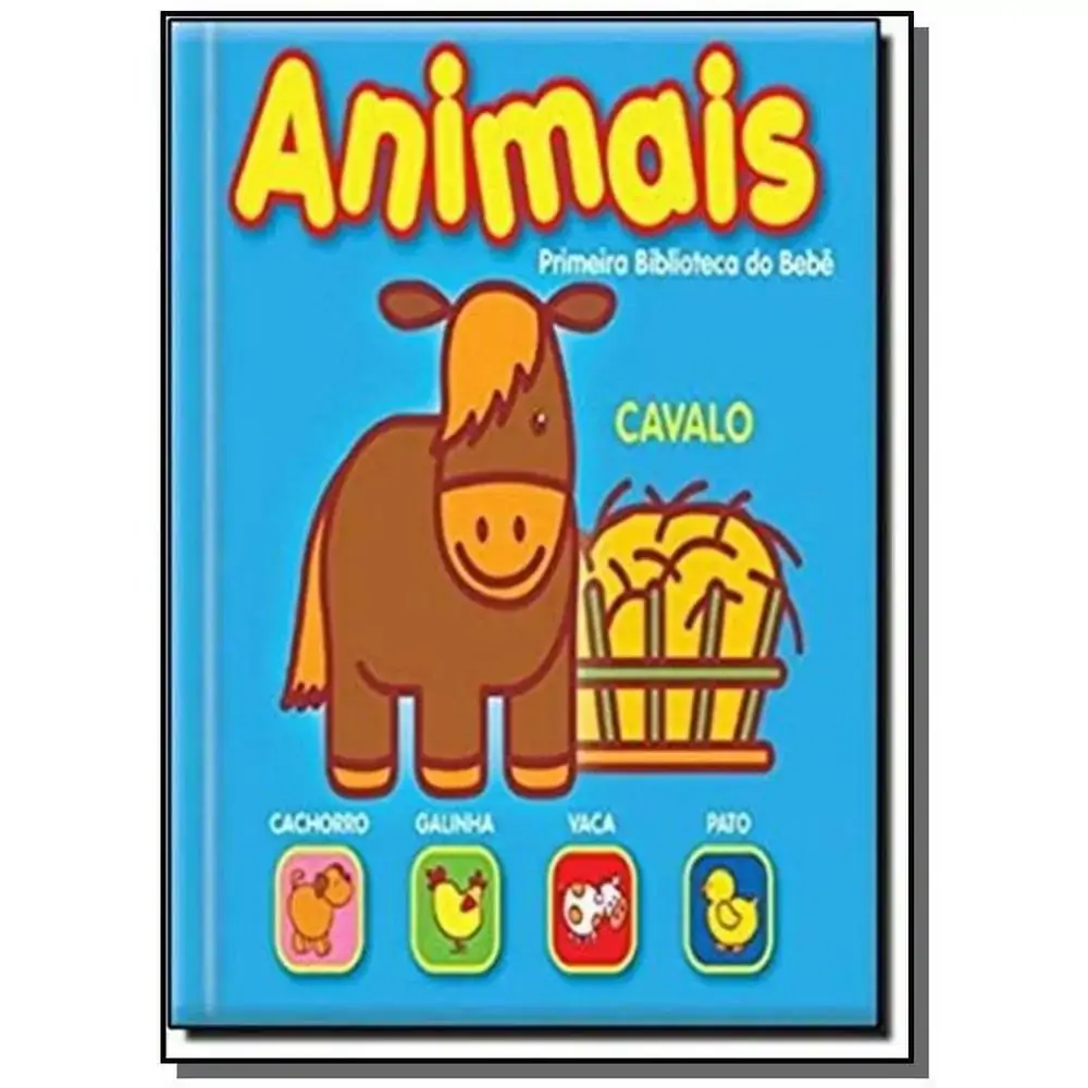 Livro Animais Primeira Biblioteca Do Bebe