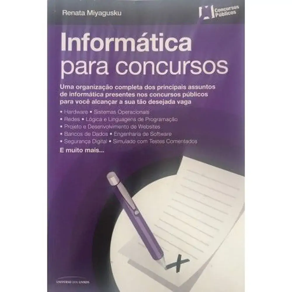 Livro Informatica P/ Concursos Un
