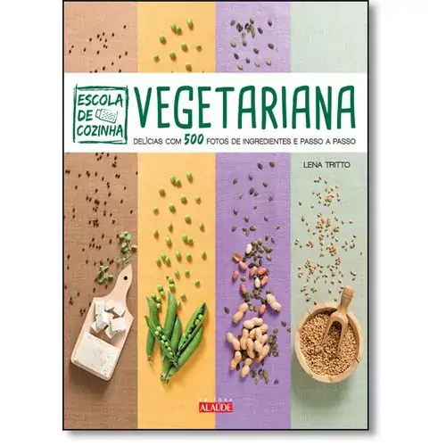 Livro Escola De Cozinha Vegetariana Cd/dvd/livros/revistas