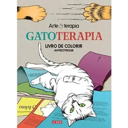 Gatoterapia: Livro De Colorir Antiestresse Em Portugues Do Brasil Mademoiselle Eve 857881293x