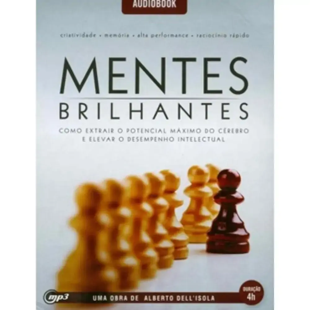 Livro Mentes Brilhantes Audibook