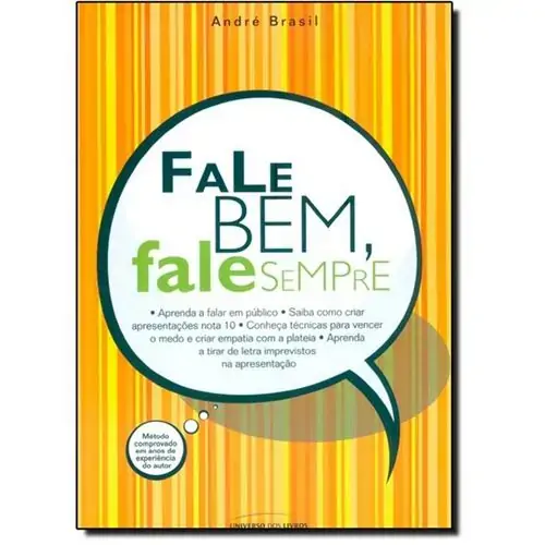 Livro Fale Bem Fale Sempre Un