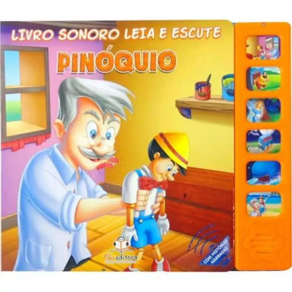 Livro Sonoro Pinoquio Un
