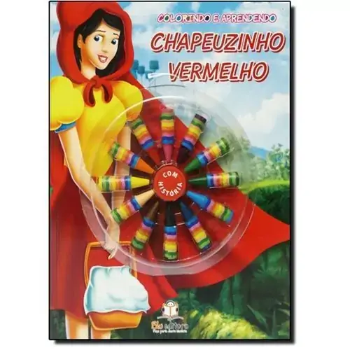 Revista Colorir Chapeuzinho Verm Un
