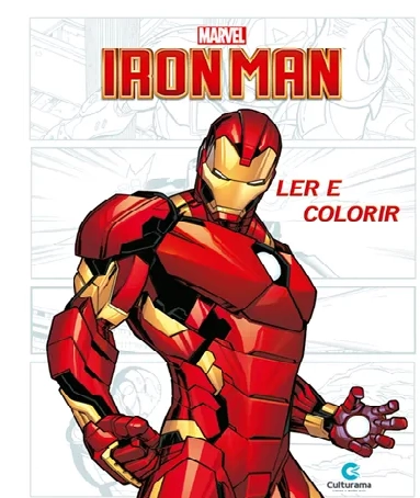 KIT COM 4 LIVROS LER E COLORIR HERÓIS DA MARVEL - AVENGERS / VINGADORES