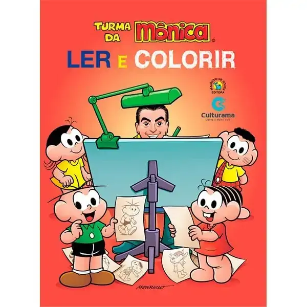 Ler E Colorir Turma Da Monica